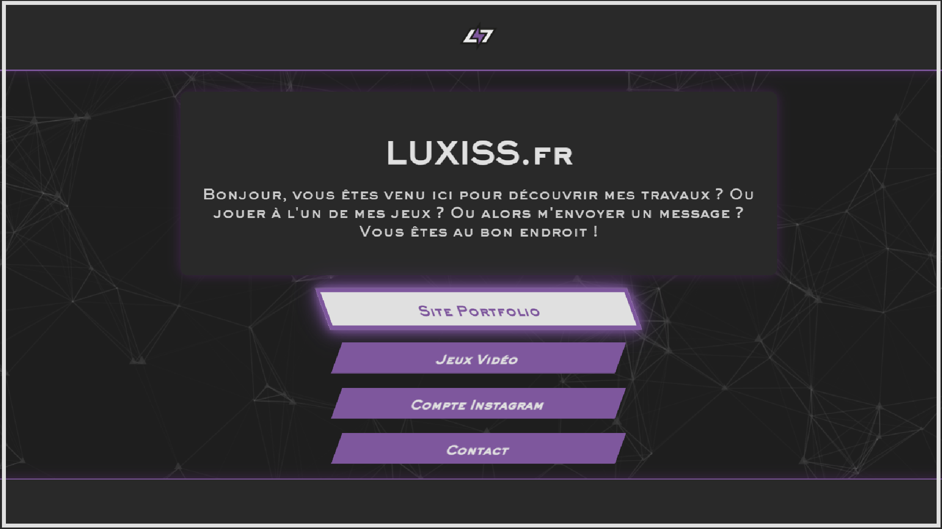 Capture d'écran du site luxiss.fr